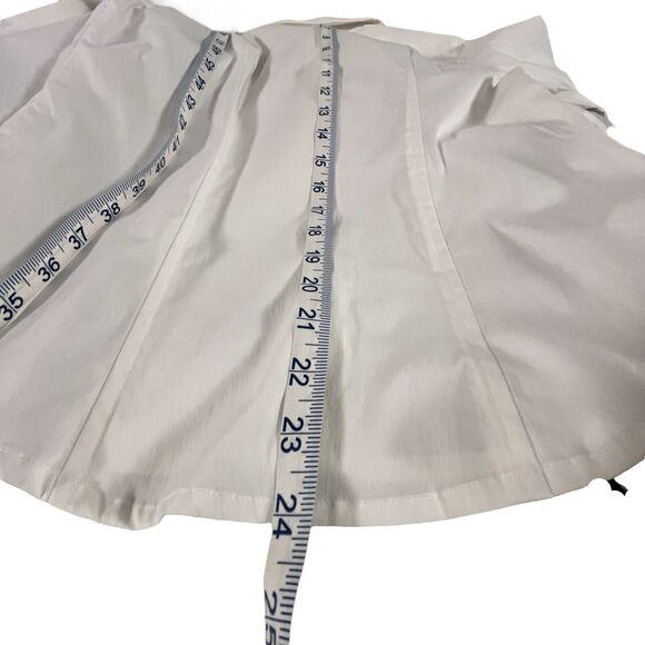 Vineyard Vines White Button Up Blouse 4 Preppy Coastal Clean Classic Pink Whale - Picture 9 of 9